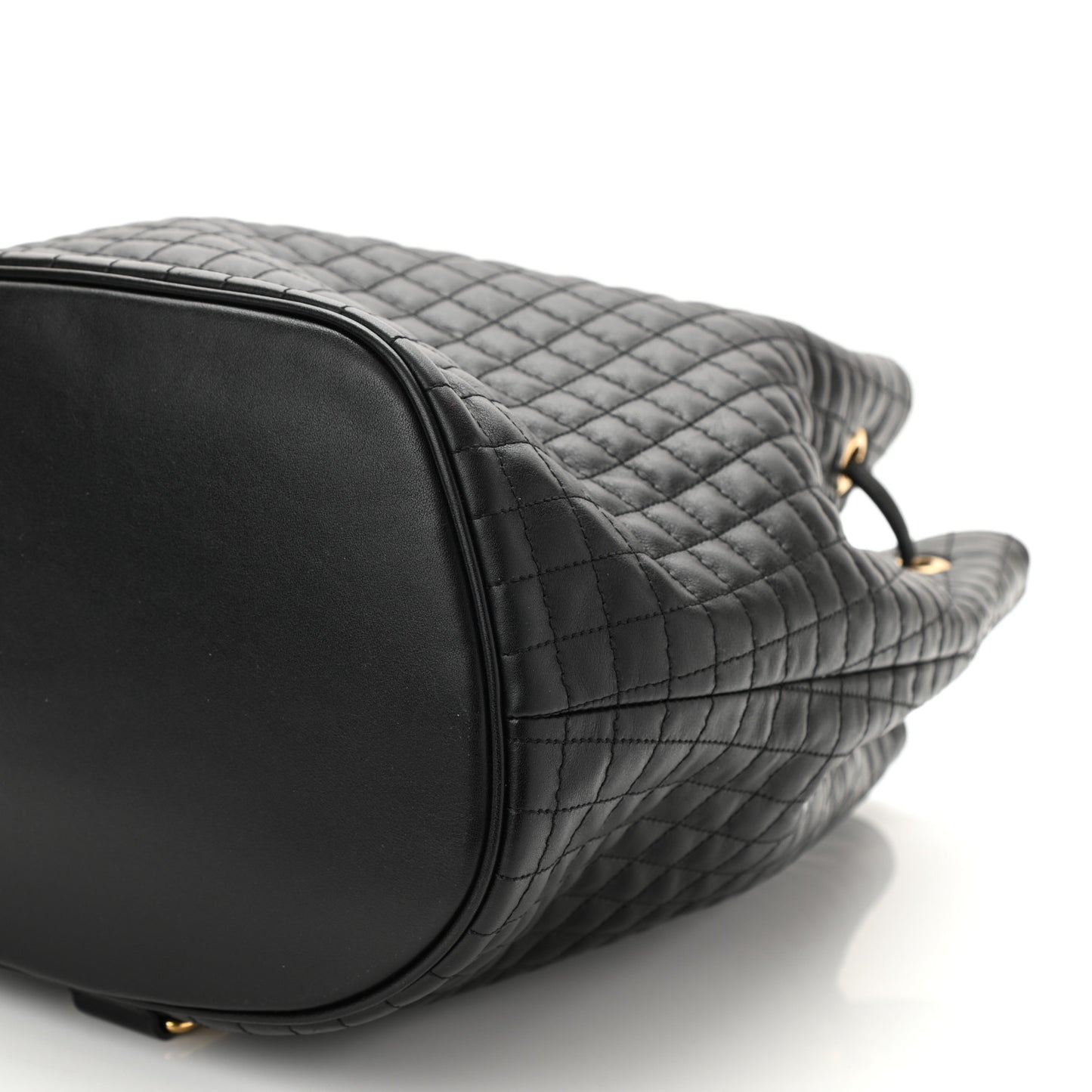 Calfskin Quilted Small C Backpack Black