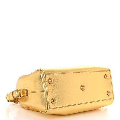 Saint Laurent Calfskin Classic Baby Duffle Gold 4 of 9