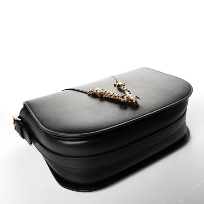 Versace Vitello Virtus Shoulder Bag Black 4 of 8