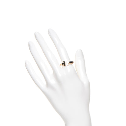 Tiffany 18K Rose Gold T Square Ring 8.25 2 of 4