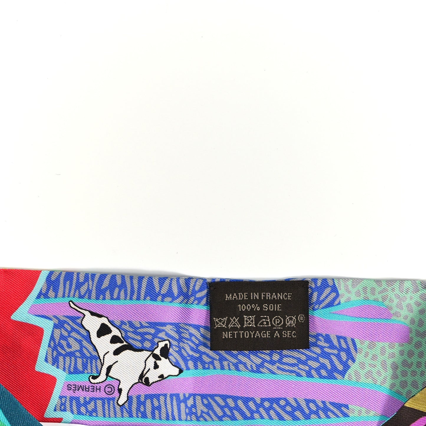Silk En Liberte Twilly Vert Cyclamen Multicolor