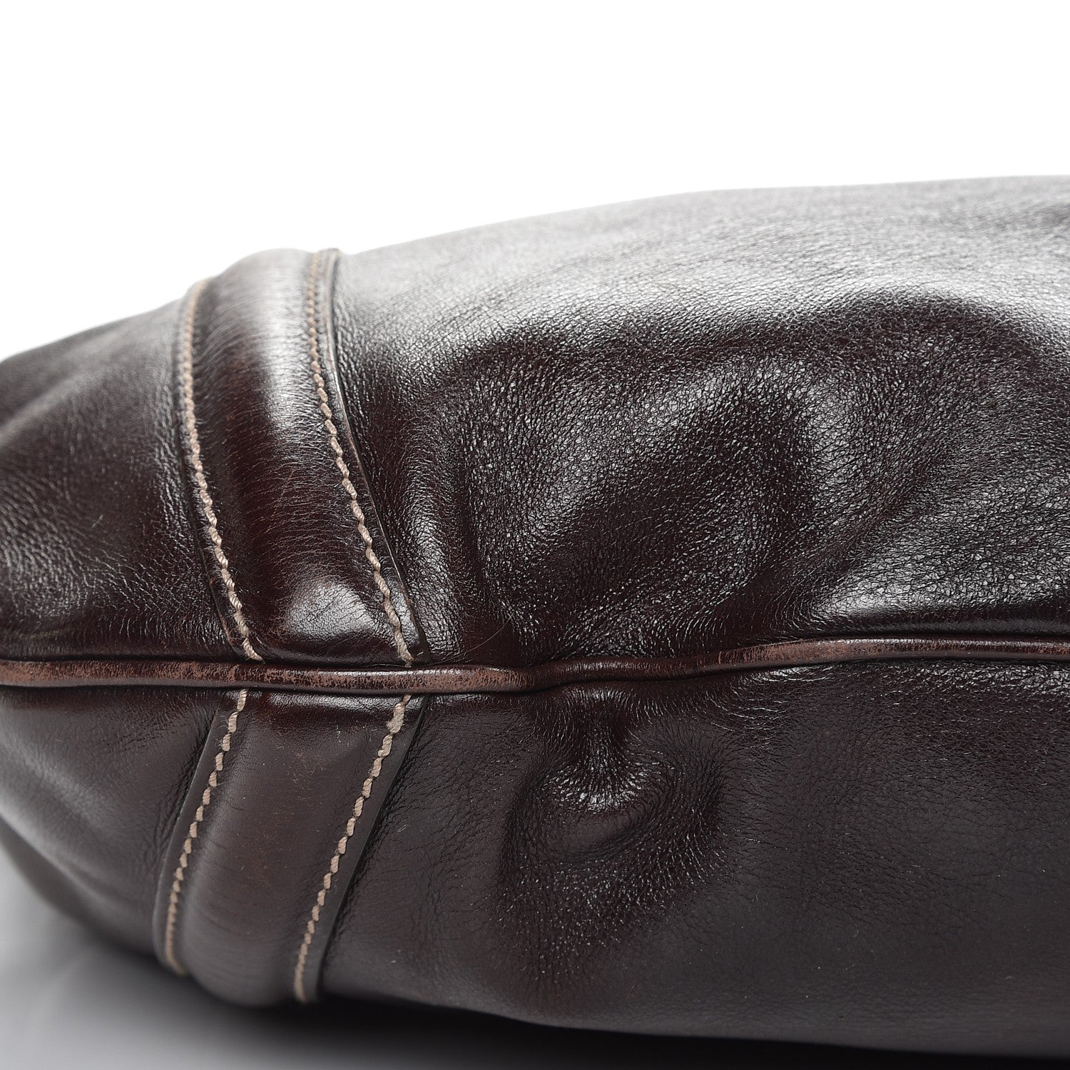 Gucci Calfskin Medium Britt Bag Dark Brown 12 of 14