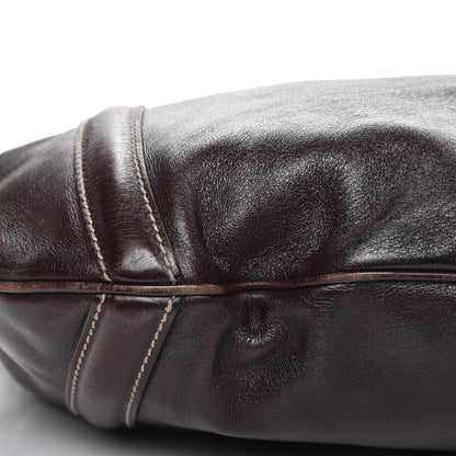 Gucci Calfskin Medium Britt Bag Dark Brown 12 of 14