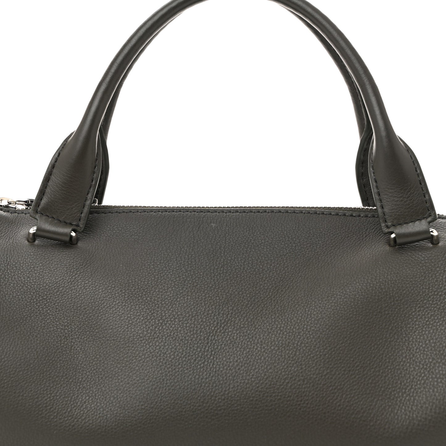 Grained Saddle Calfskin Edith Bag Elephant