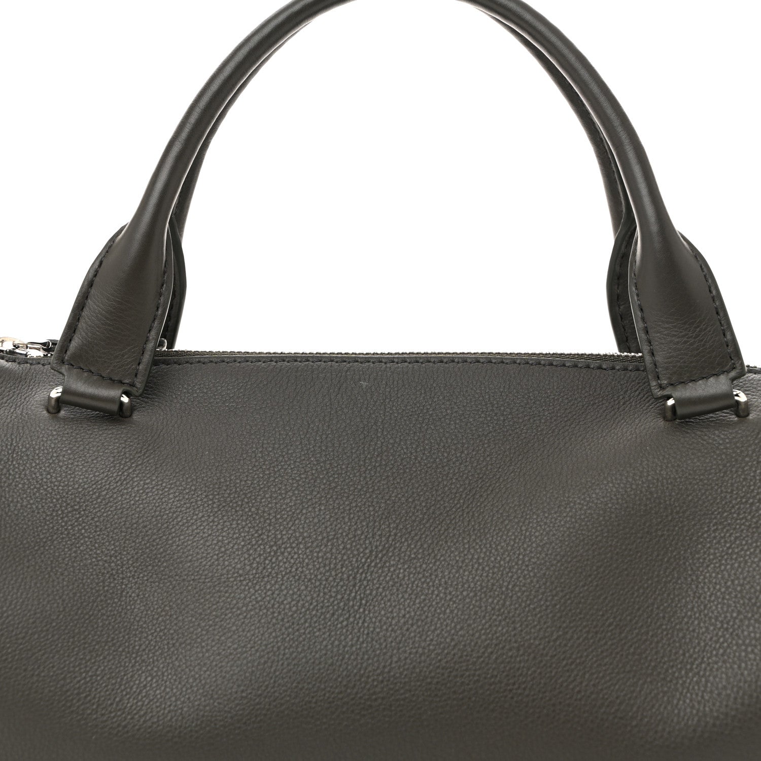The Row Grained Saddle Calfskin Edith Bag Elephant 7 of 9