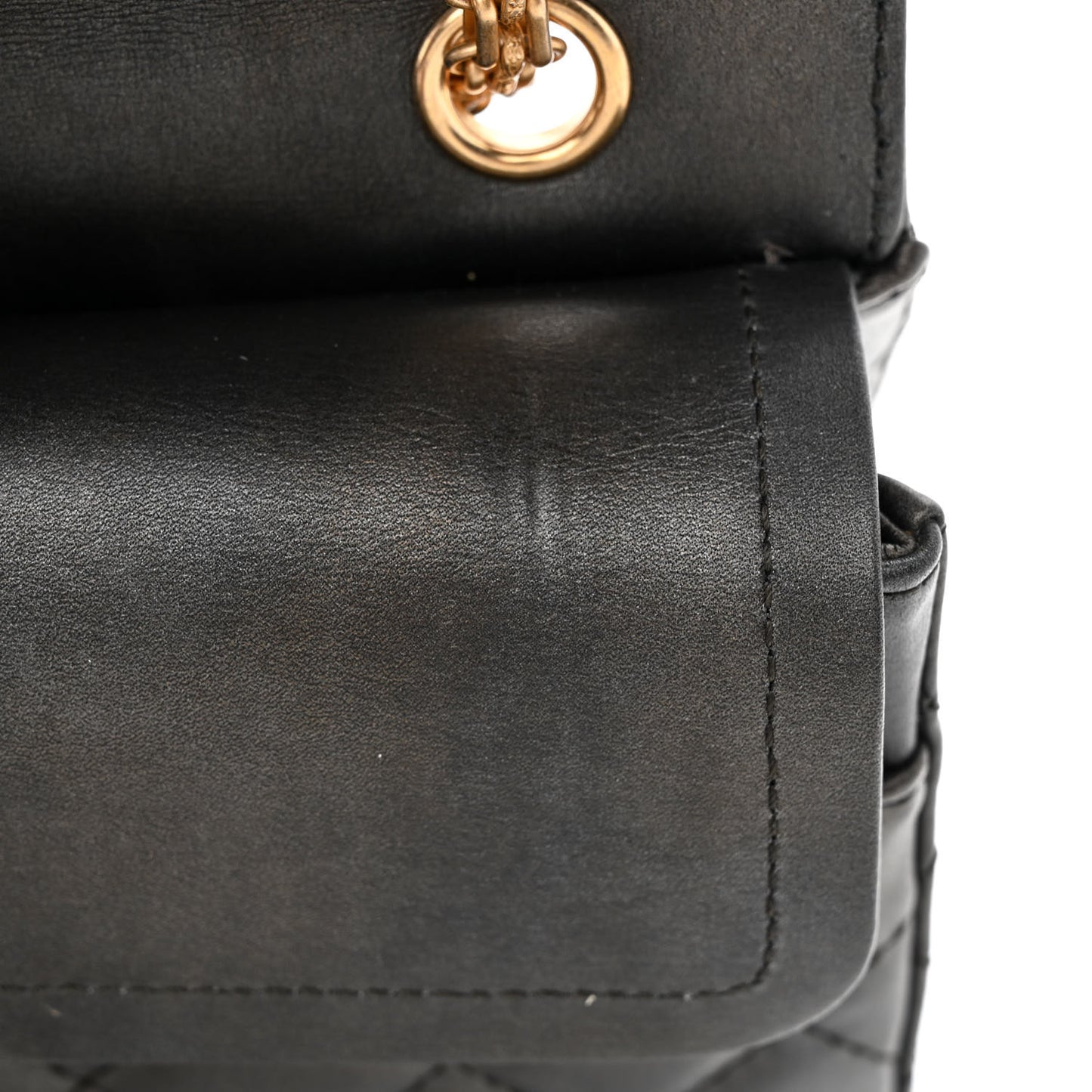 Metallic Calfskin Quilted 2.55 Reissue 226 Flap Charcoal