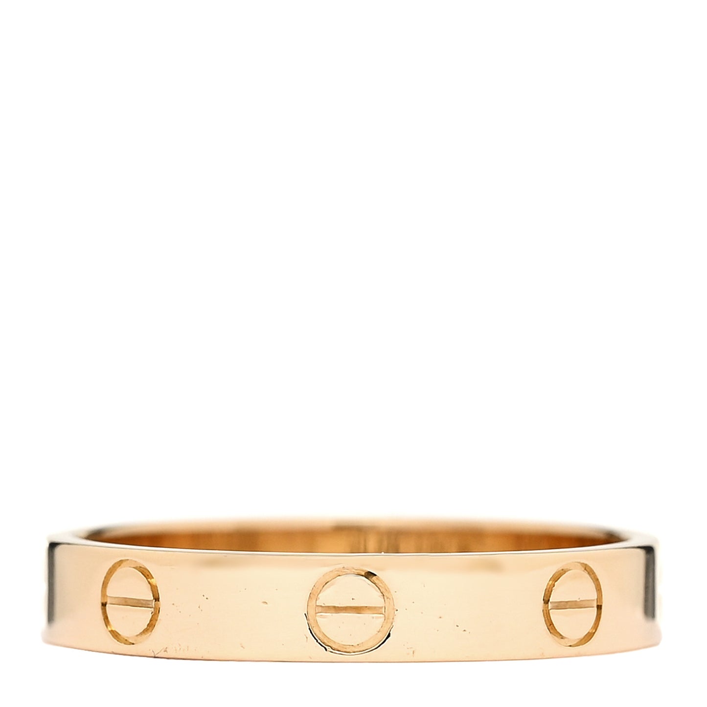 18K Yellow Gold 3.5mm LOVE Wedding Band Ring 59 8.75