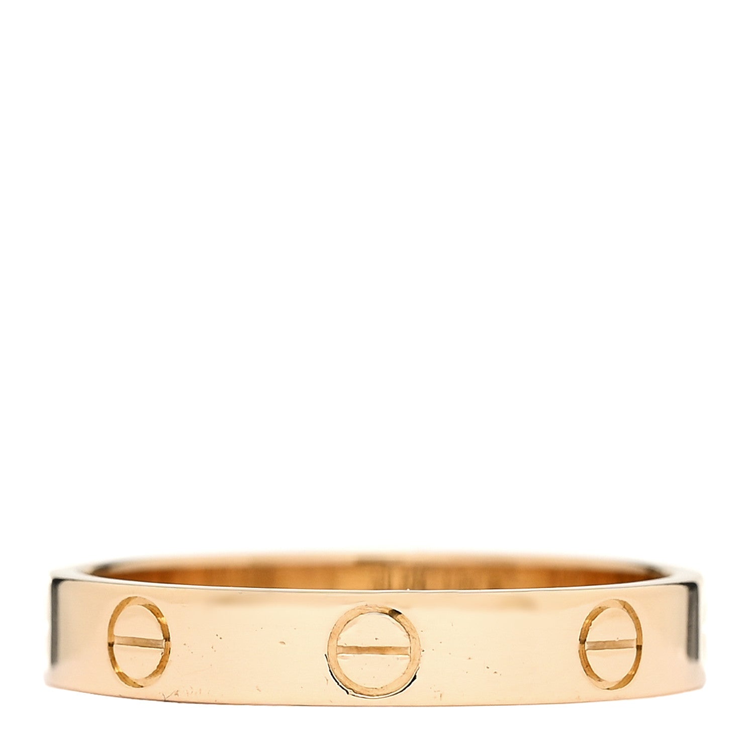 Cartier 18K Yellow Gold 3.5mm LOVE Wedding Band Ring 59 8.75 3 of 5