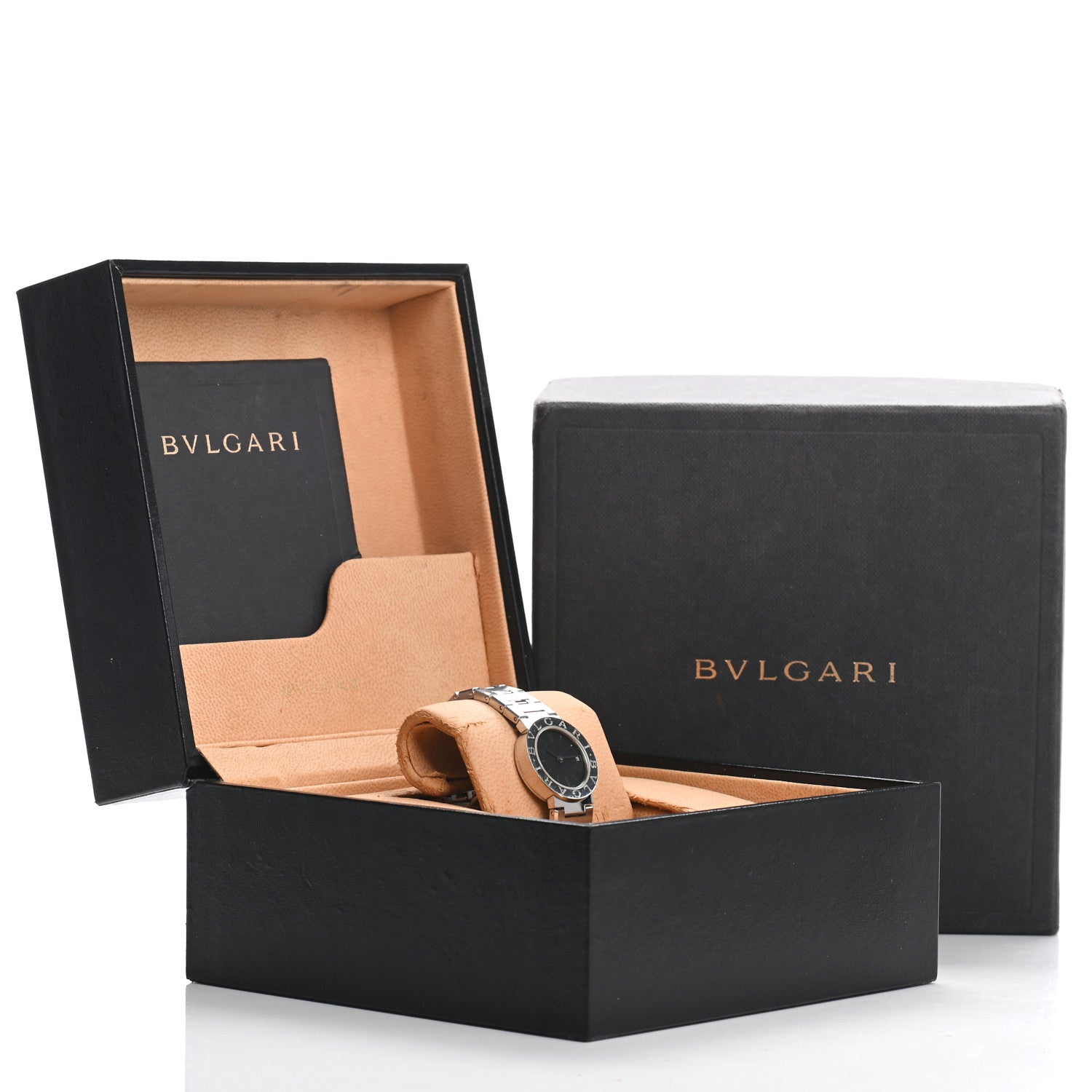 Bulgari Stainless Steel 23mm Quartz Watch Black 5 of 5