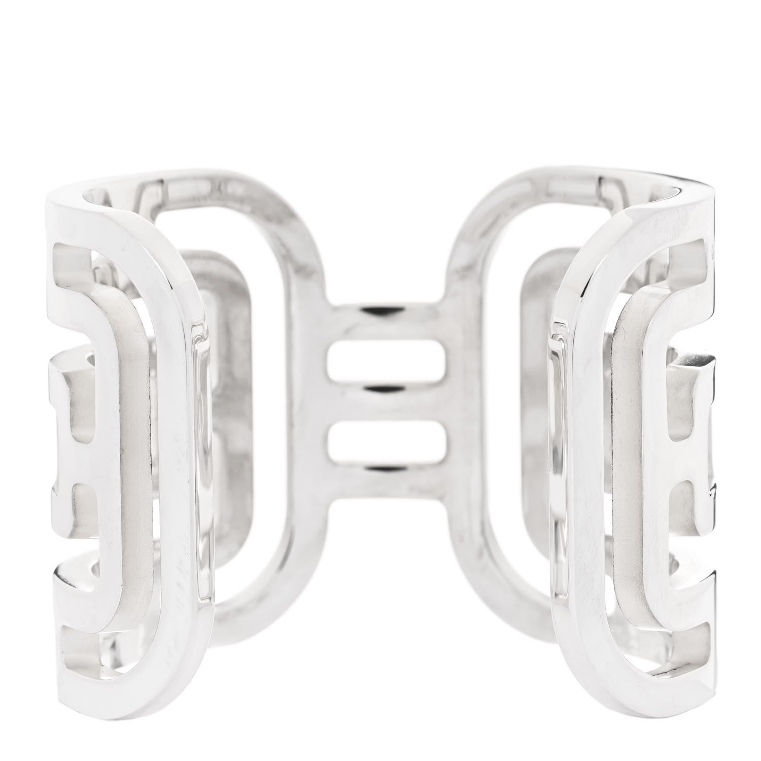 Hermes Sterling Silver Arcane Cuff Bracelet 2 of 4