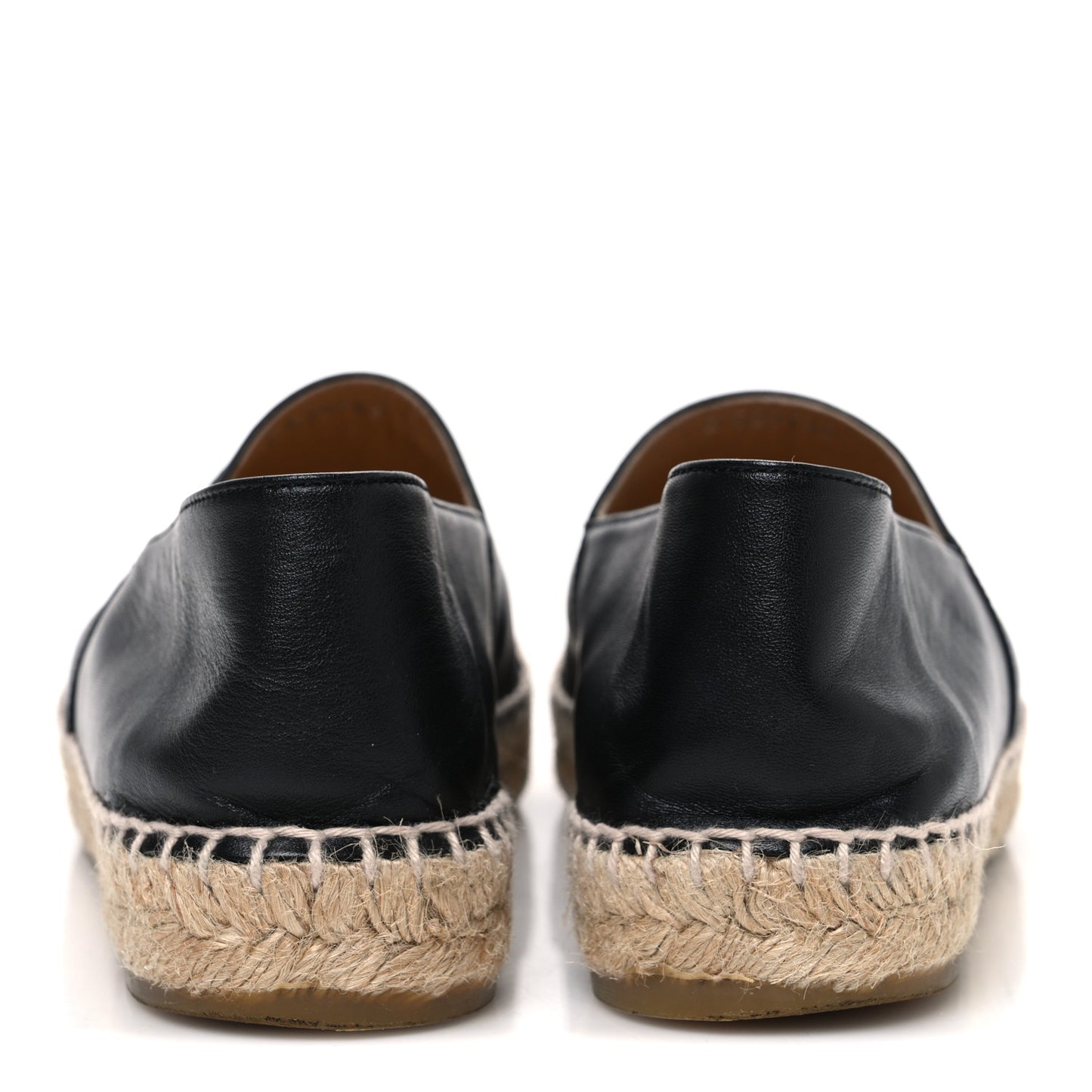 Lambskin CC Espadrilles 40 Black