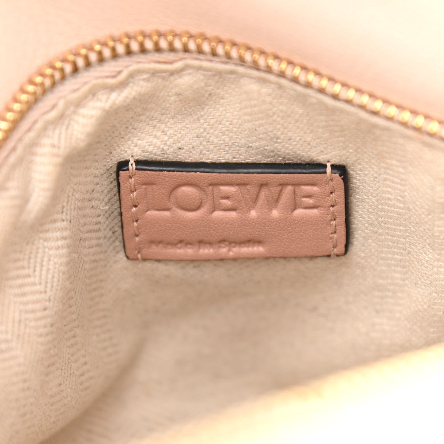 Calfskin Suede Medium Puzzle Bag Blush