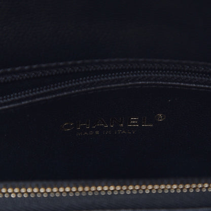 Chanel Caviar Lizard Quilted Small Coco Handle Flap Black 7 of 9