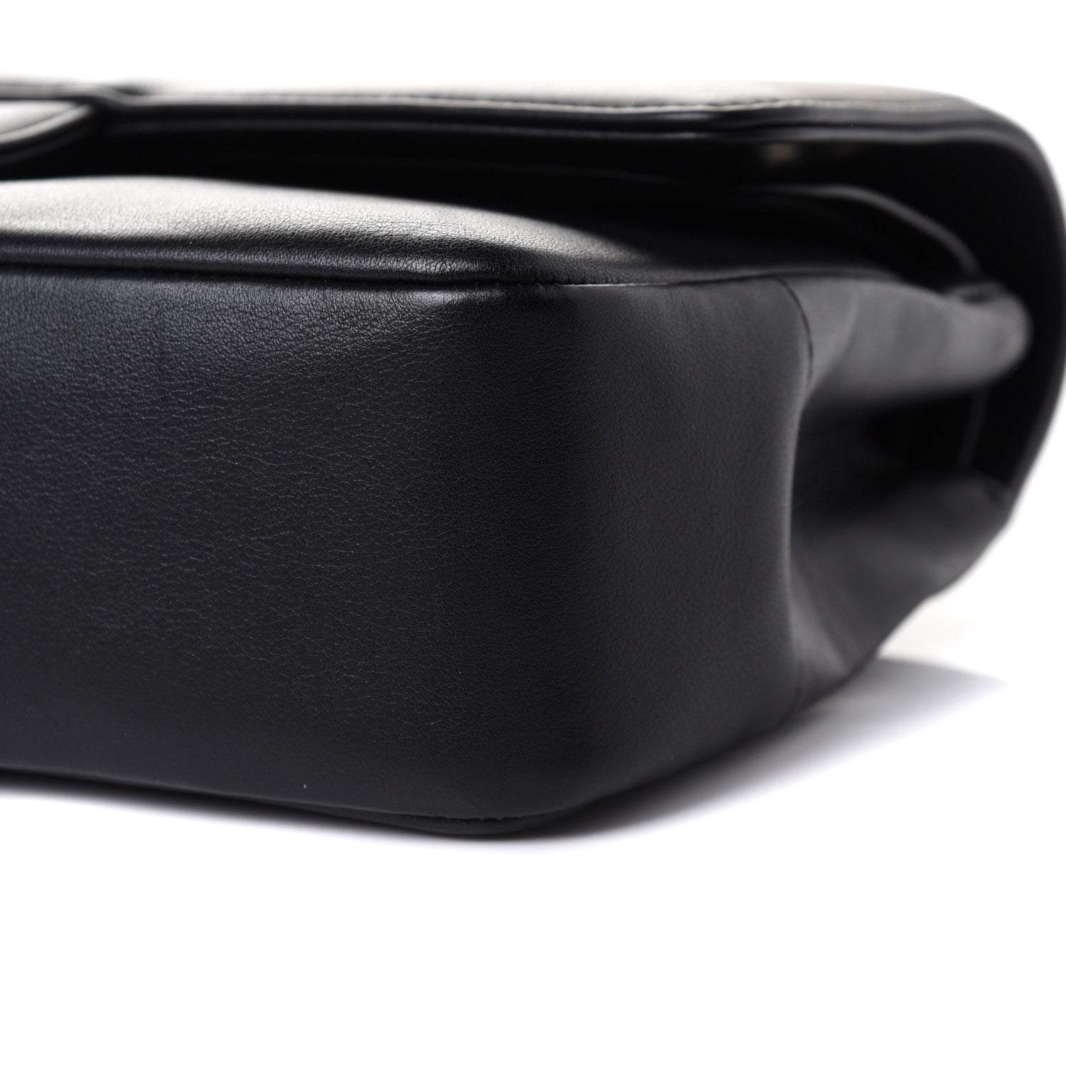 Chanel Calfskin Medium Classic Pure Double Flap Black 11 of 12