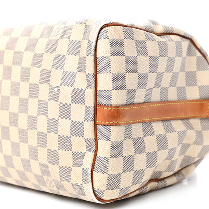 Louis Vuitton Damier Azur Speedy Bandouliere 30 8 of 13