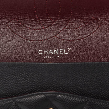 Chanel Caviar Quilted Jumbo Double Flap Black 7 of 16