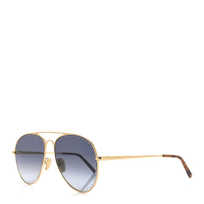 Louis Vuitton Metal LV Trunk Pilot Sunglasses Z1506U Blue 1 of 7