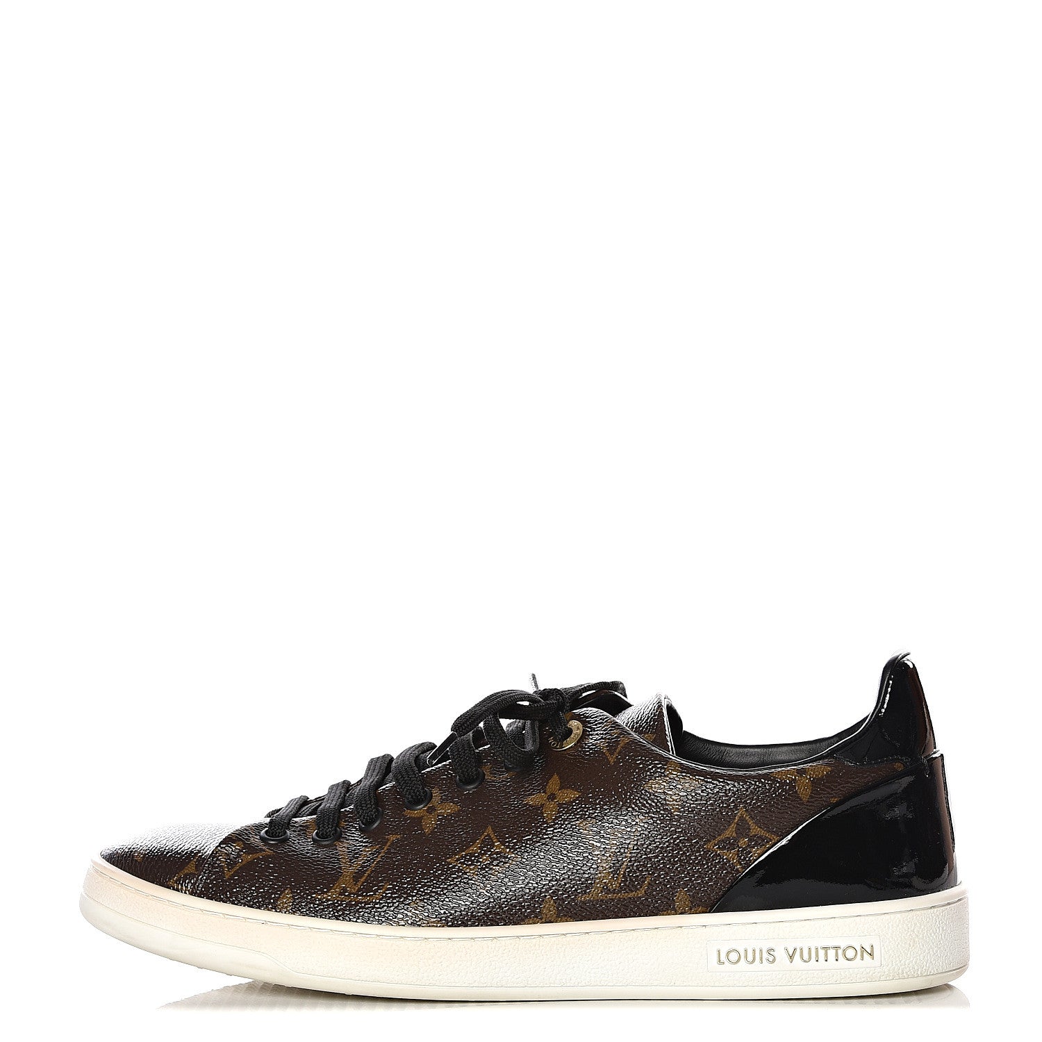 Louis Vuitton Patent Monogram Frontrow Sneakers 40 1 of 14