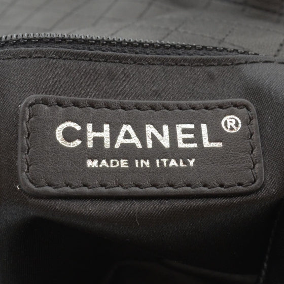 Lambskin Medium Soft and Chain Flap Black
