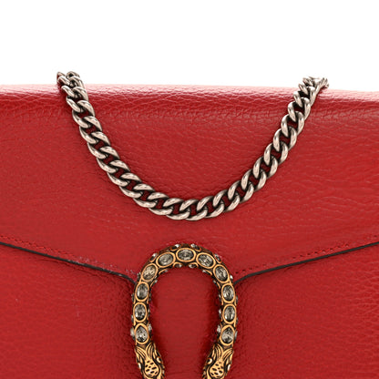 Gucci Calfskin Mini Dionysus Chain Wallet Hibiscus Red 8 of 12
