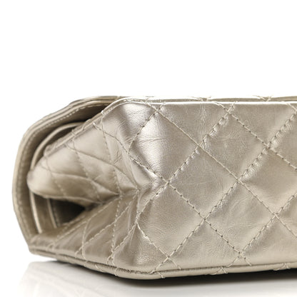 Chanel Metallic Aged Calfskin Quilted 2.55 Reissue 225 Flap Gold 9 of 10