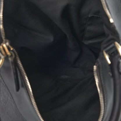 Gucci Guccissima Large D Gold Ring Hobo Black 4 of 18