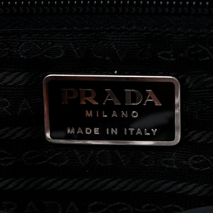Prada Tessuto Nylon Saffiano Viaggio Carry On Travel Bag Black 7 of 8