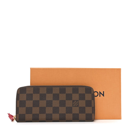 Louis Vuitton Damier Ebene Clemence Wallet Cherry 8 of 8
