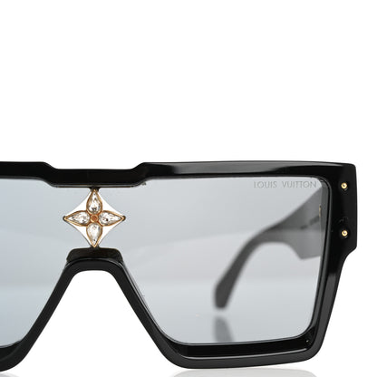 Louis Vuitton Acetate Swarovski Crystal Cyclone Sunglasses Z1547W Black 7 of 9