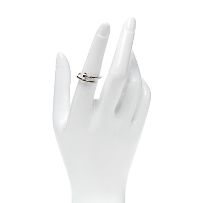 Cartier 18K White Gold Small Juste Un Clou Ring 54 7 2 of 6