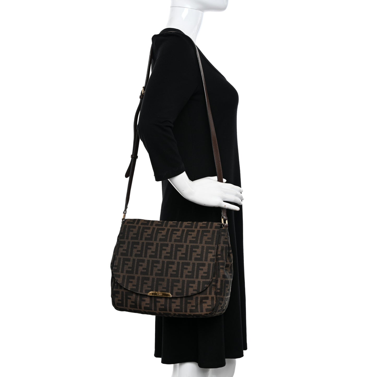 Zucca Vitello Artic Messenger Bag Tobacco Castagna