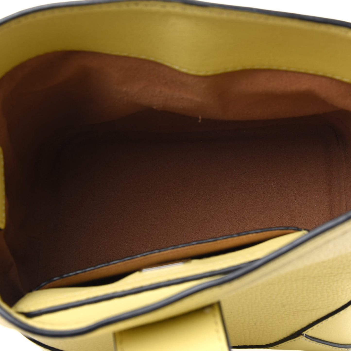 Calfskin Mini Claudia Crossbody Bag Yellow