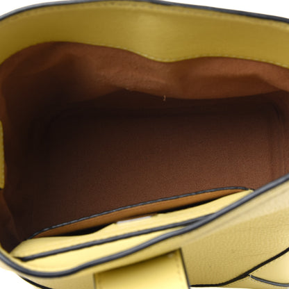 MCM Calfskin Mini Claudia Crossbody Bag Yellow 5 of 23