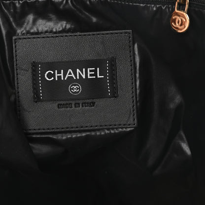 Chanel Nylon Tweed Quilted Small Coco Neige Snowflake Backpack Black 6 of 11