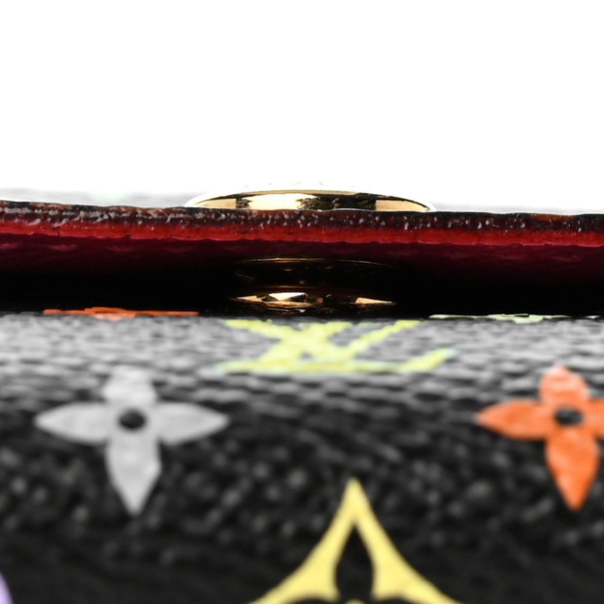 Louis Vuitton Monogram Multicolor Business Card Holder Black Grenade 7 of 7