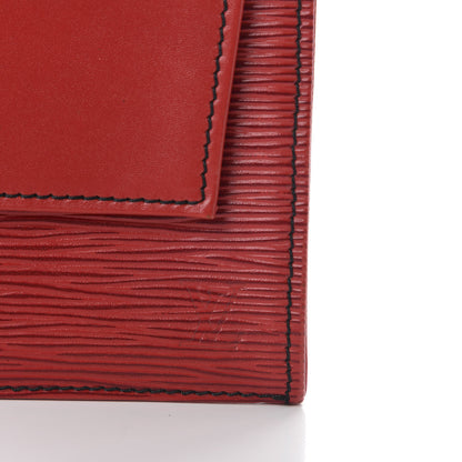 Louis Vuitton Epi Pochette Lena Castillan Red 8 of 8