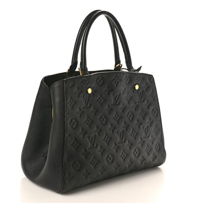 Louis Vuitton Empreinte Montaigne MM Black 3 of 14
