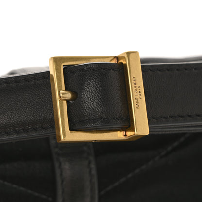 Saint Laurent Satin Quilted Le 57 Diamond Shoulder Bag Black 12 of 12