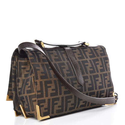 Fendi Zucca Vitello Classico No.1 Satchel Tobacco Moro 3 of 9