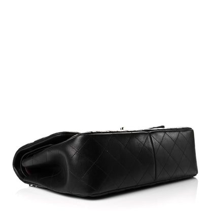 Chanel Lambskin Quilted Jumbo Double Flap Black 4 of 17