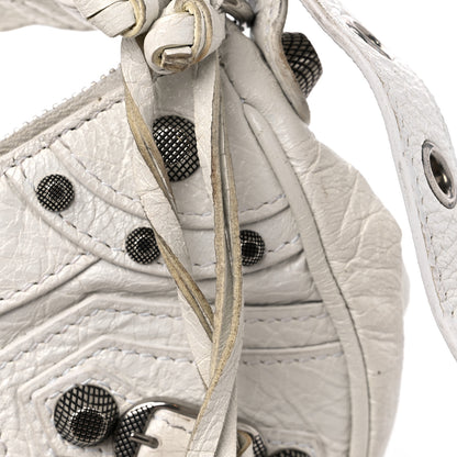Balenciaga Agneau Arena Le Cagole Shoulder Bag XS Optic White 18 of 20