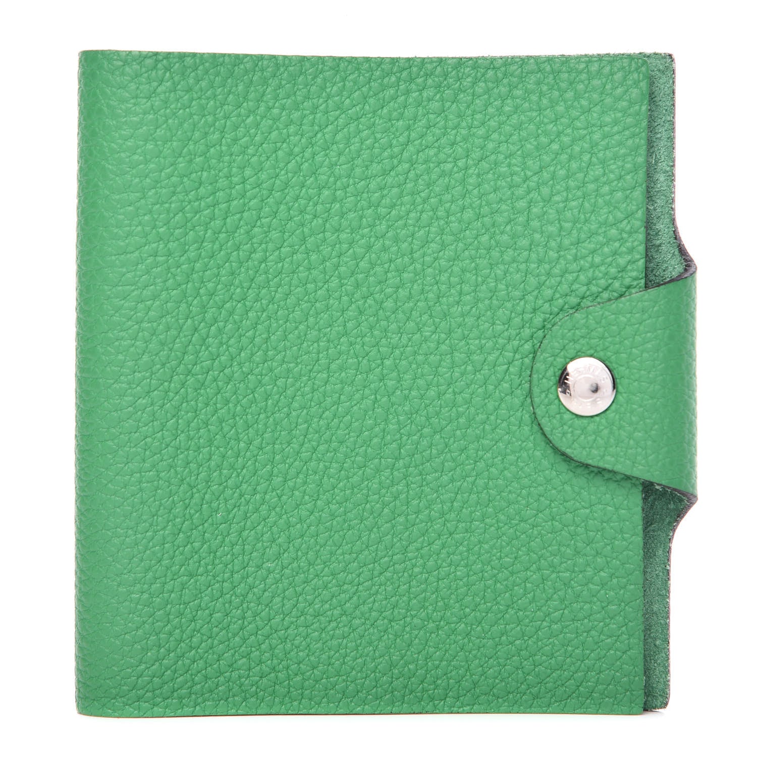 Hermes Taurillon Clemence Ulysse Mini Notebook Bambou 1 of 9