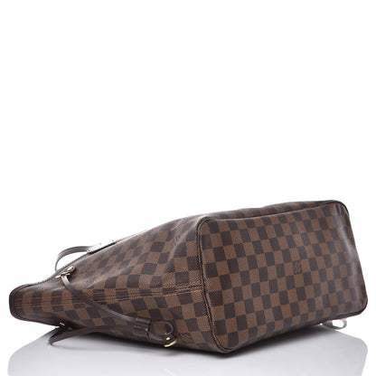 Louis Vuitton Damier Ebene Neo Neverfull MM Rose Ballerine 4 of 11