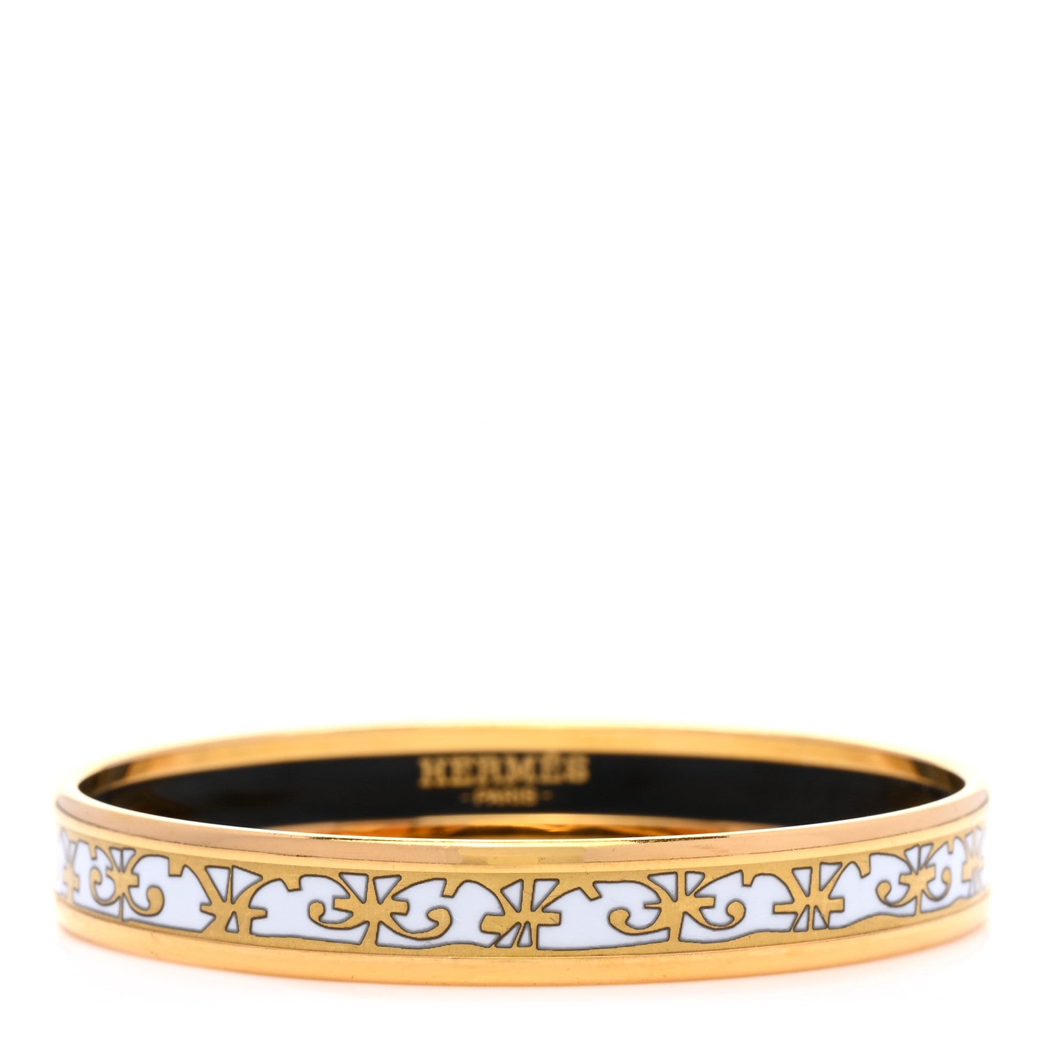 Hermes Enamel Printed Narrow Balcons du Guadalquivir Bracelet 1 of 5