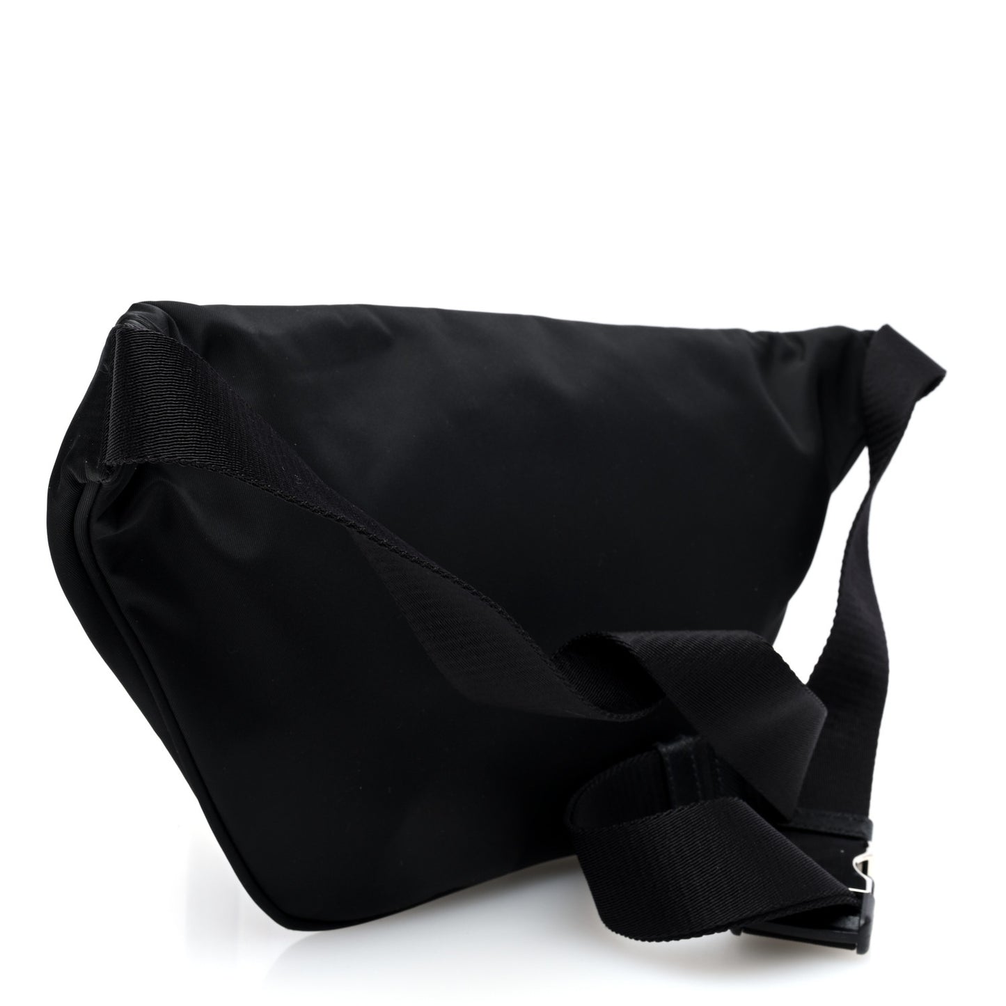 Tessuto Nylon Saffiano Belt Bag Black
