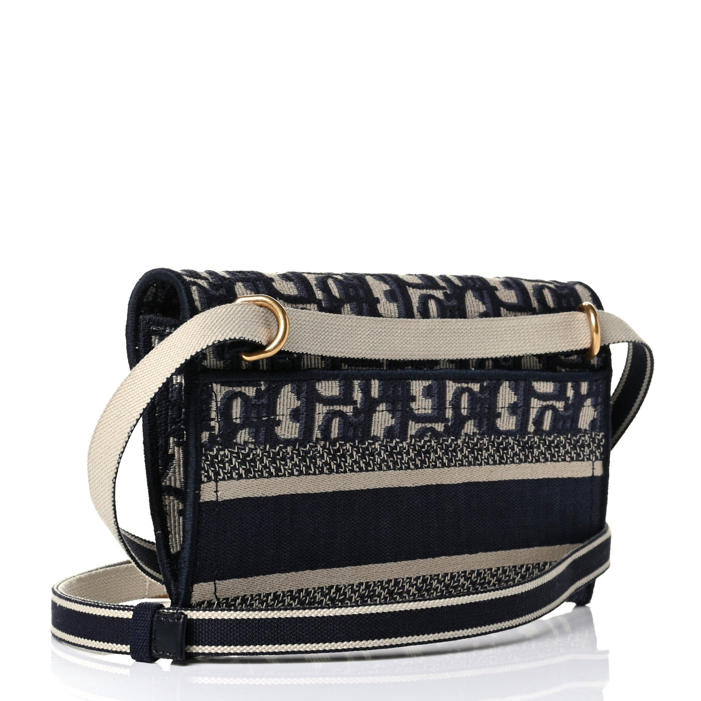 Oblique Saddle Belt Bag Blue