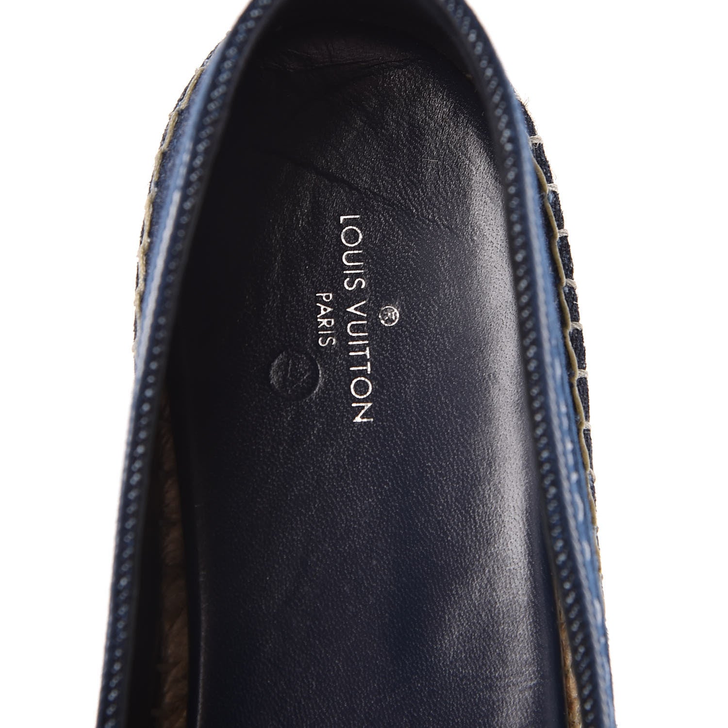 Louis Vuitton Denim Croisiere Espadrille 37.5 Marine 7 of 8