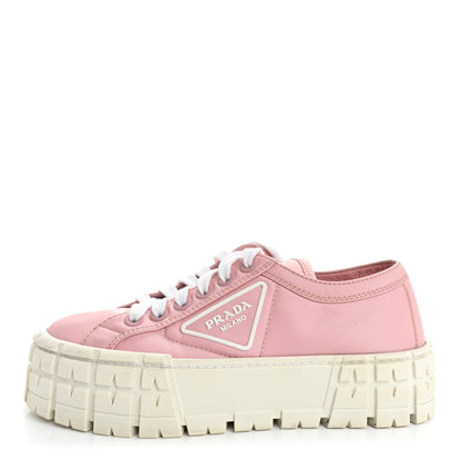 Prada Re-Nylon Gabardine Triangle Logo Double Wheel 50mm Sneakers 37.5 Alabastro 1 of 10