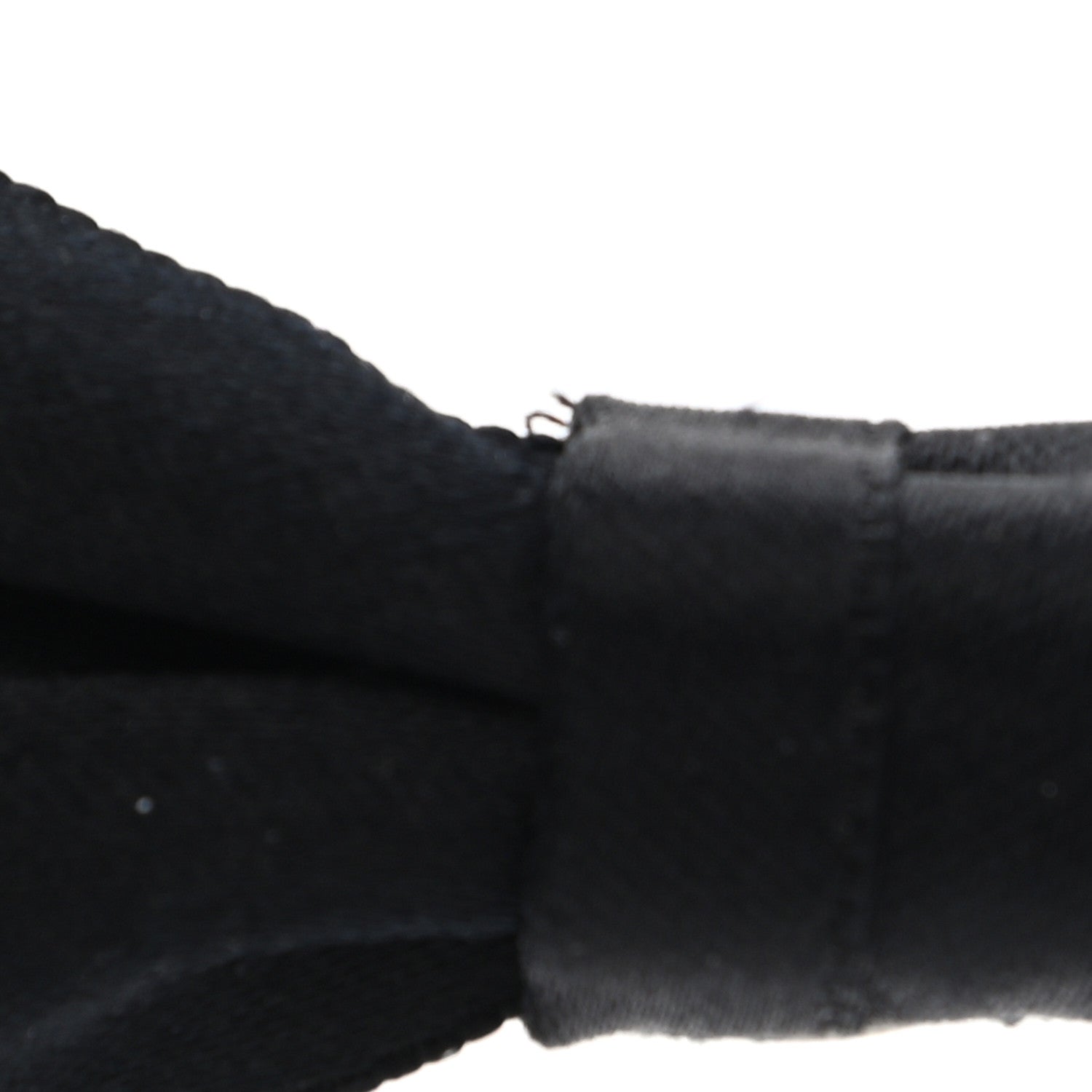 Chanel Satin CC Hair Clip Bow Black 4 of 5