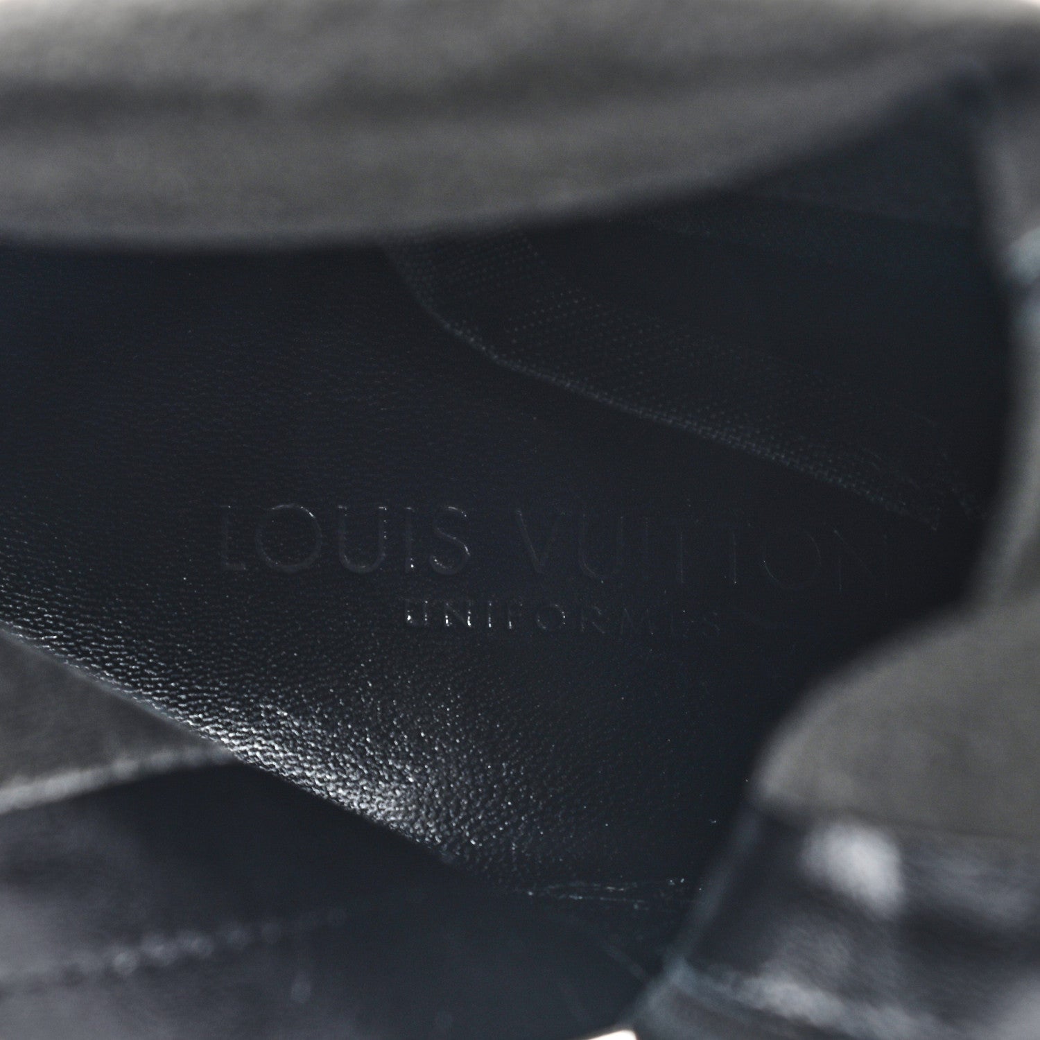 Louis Vuitton Patent Uniformes Silhouette Ankle Boots 37 Black 7 of 8